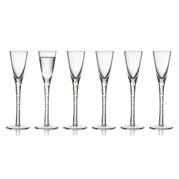 Lyngby Glas Paris Snapseglas 2,5 cl. - 6 stk.