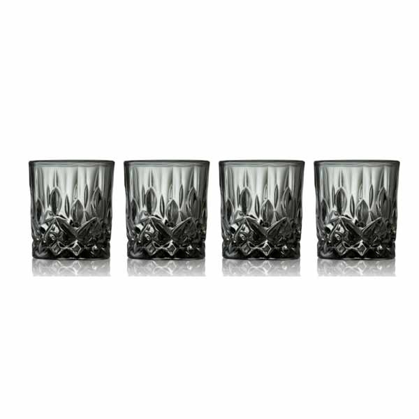 Lyngby Glas Sorrento Shotglas 4 cl. - 4 stk. Smoke