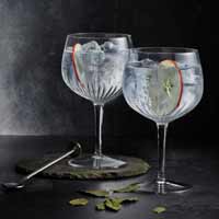 Billede viser GIN OG TONIC GLAS